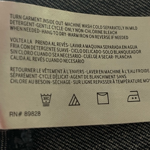 NWT Skinnygirl Peplum Denim Jacket-Chambray Western Cowgirl Chic Size S - Picture 9 of 9